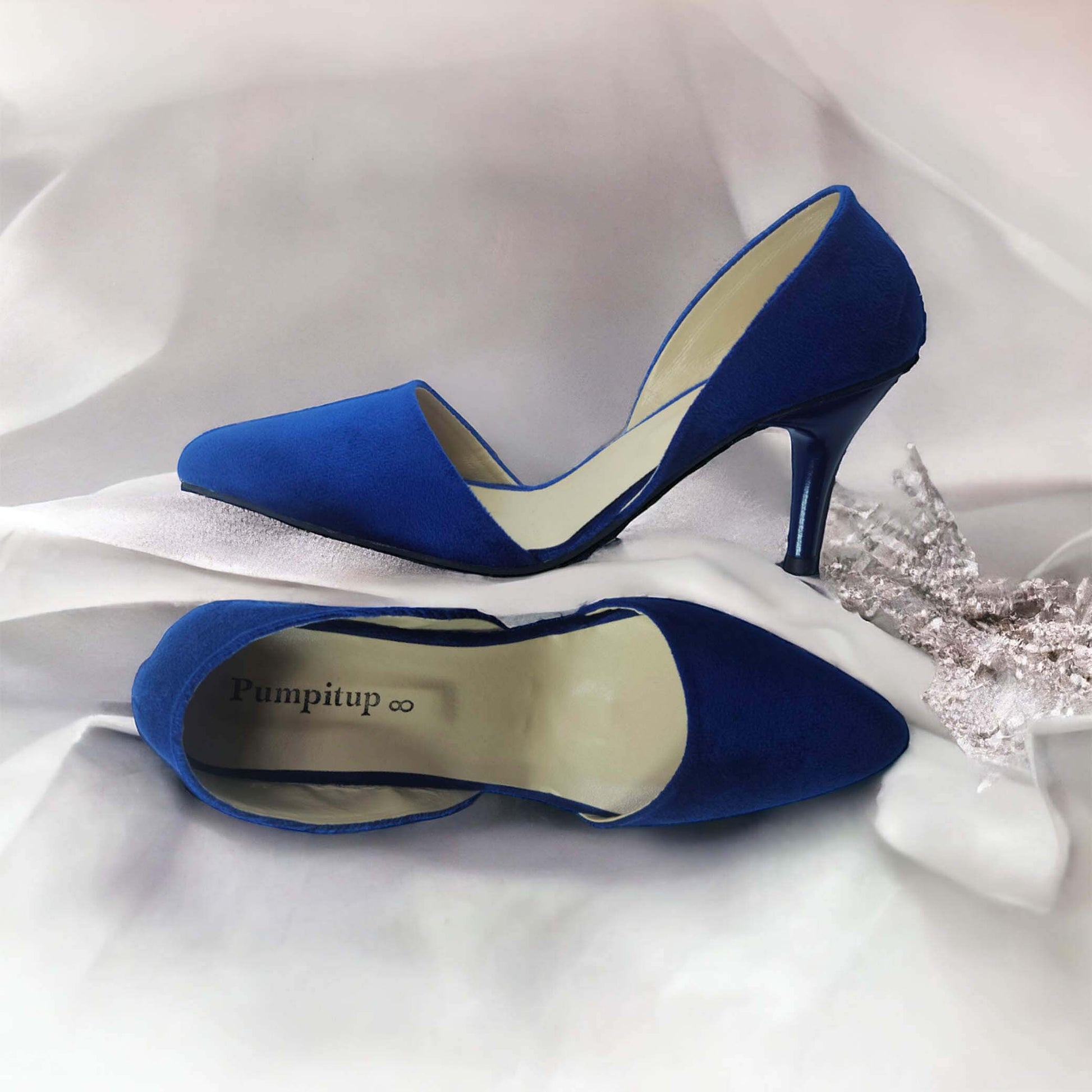 Royal Blue Comfy Heel Pump PIU_100