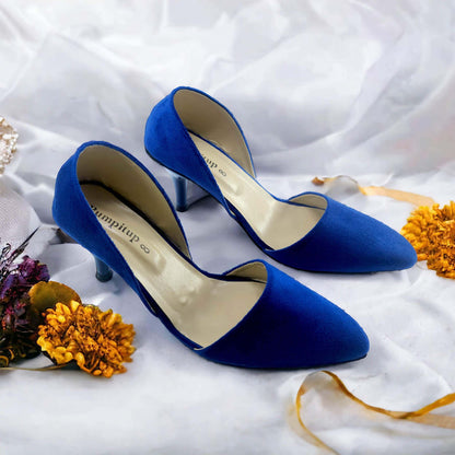 Royal Blue Comfy Heel Pump PIU_100