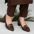 Royal Hazel Block Heel PIU_262 sofa rexine ladies shoes PumpItUp.pk