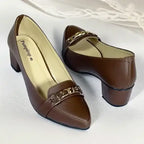 Royal Hazel Block Heel PIU_262 sofa rexine ladies shoes PumpItUp.pk