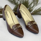 Royal Hazel Block Heel PIU_262 sofa rexine ladies shoes PumpItUp.pk