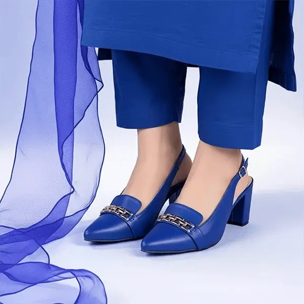 Sapphire Dove Block Heel PIU_259 sofa rexine ladies shoes pumpitup.pk