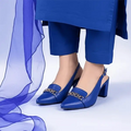 Sapphire Dove Block Heel PIU_259 sofa rexine ladies shoes pumpitup.pk
