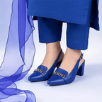 Sapphire Dove Block Heel PIU_259 sofa rexine ladies shoes pumpitup.pk