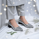 Silver Auric Scales Block Heel PIU_187