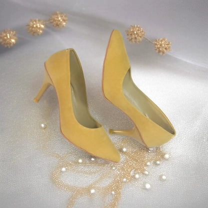 Skin Comfy Court Shoe Pancil Heel PIU_101
