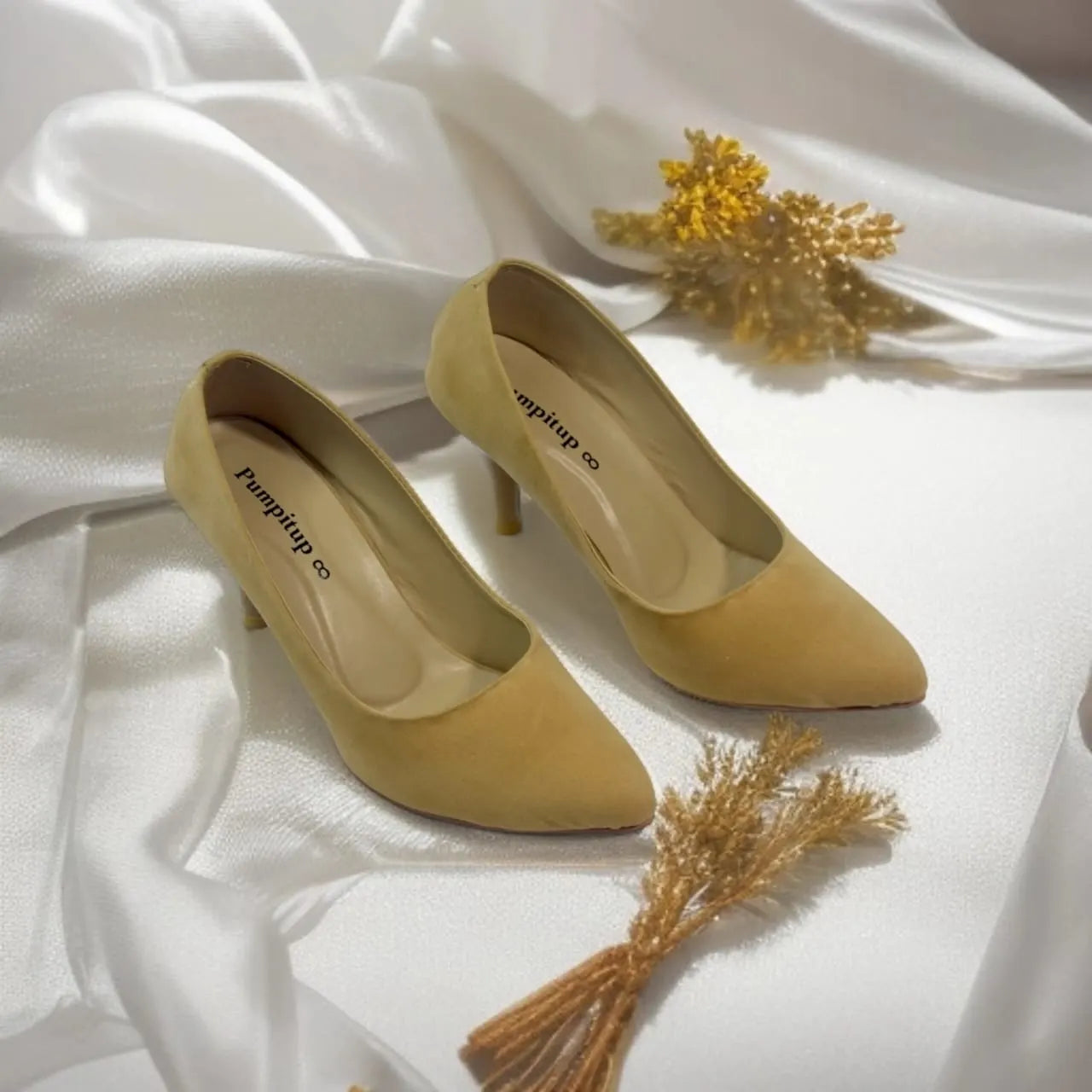 Skin Comfy Court Shoe Pancil Heel PIU_101