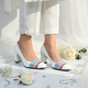 White Aurora Glow Block Heel PIU_184