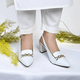 White Dove Slingback Block Heel PIU_258