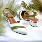 White Grace Block Heels PIU_199