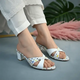 White LVX Super Comfy Block Heel Sandal PIU_156