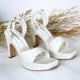 White Platform Wedges Heel PIU_272