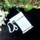 White Saudi Niqab With Beads (HB-42)