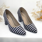 Zebra Charm Block Heels PIU_206
