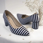 Zebra Charm Block Heels PIU_206