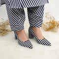 Zebra Charm Block Heels PIU_206 Amarah Rexine ladies shoes PumpItUp.pk