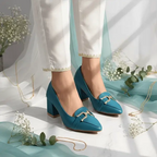 Zink Grace Mode Block Heels PIU_237 Lacra Rexine ladies shoes PumpItUp.pk
