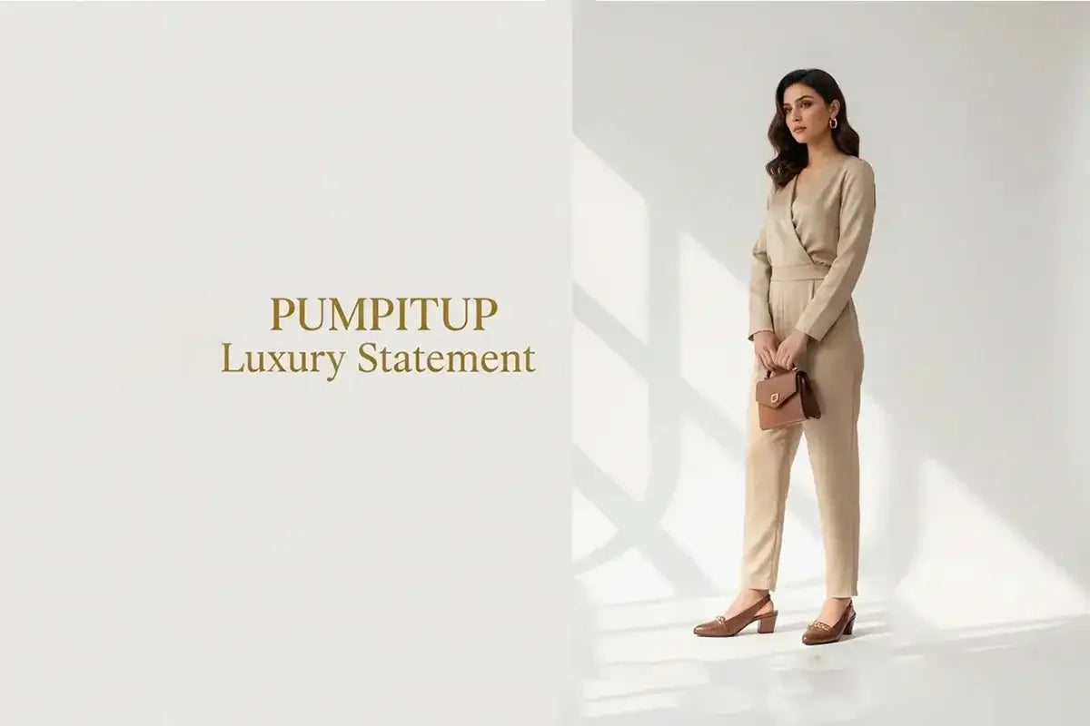 Pumpitup.pk hero bannr for ladies shoes brand in pakistan